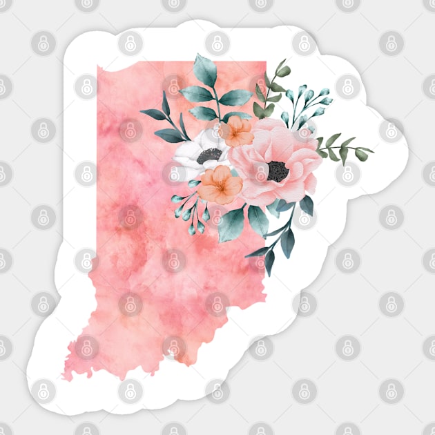 Indiana Floral Sticker by bloomnc